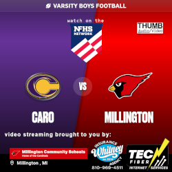 Varsity Football Caro at Millington NFHS Network logo