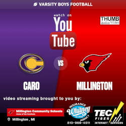 Varsity Football Caro at Millington YouTube logo