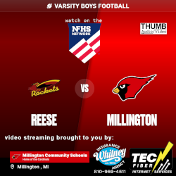 arsity Football Reese at Millington NFHS Network logo