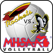 Reese vs. Lakeville (Otisville) Volleyball logo