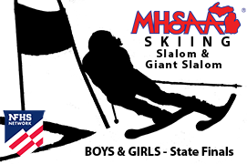 MHSAA Skiing State Finals logo