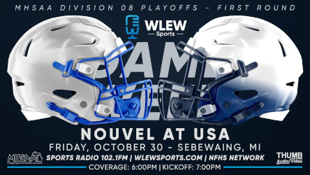 Varsity Football Nouvel vs. USA NFHS WLEW Sports Network Network logo
